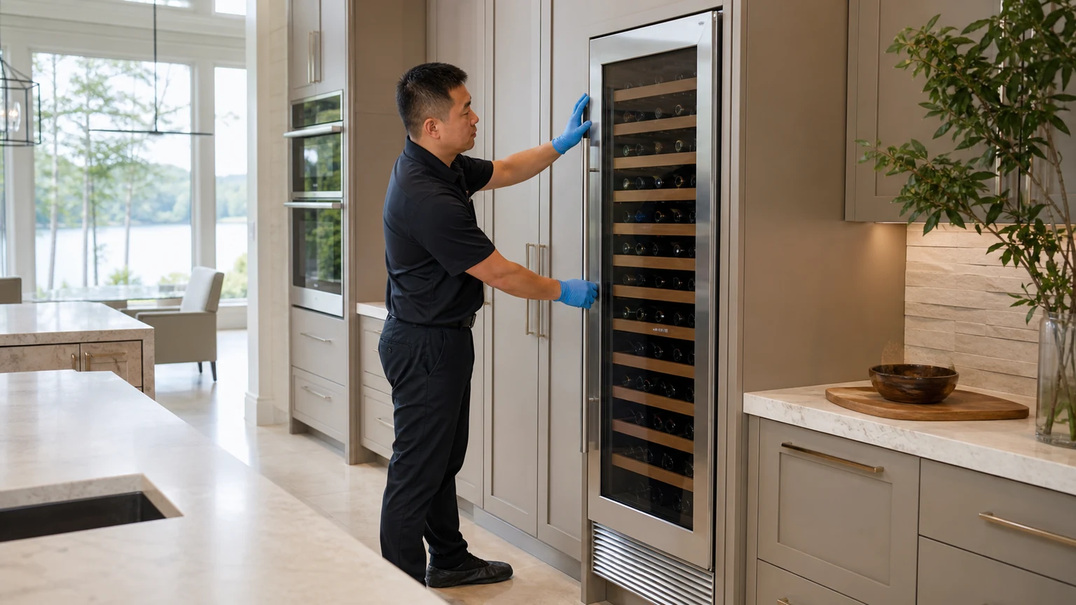Wine cooler diagnostic visit in Lake Oconee